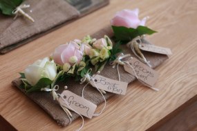 rose buttonholes by Your London Florist