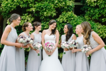 brides and bridesmaids bouquets by Your London Florist