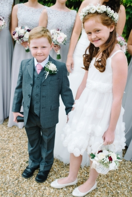 flower girl and page boy flowers by Your London Florist